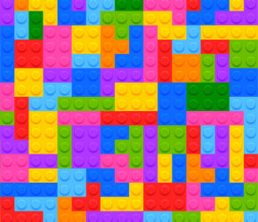 construction blocks brick game background design